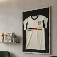 K-Möbel Echtholz Trikot Rahmen Silber 70x100 cm