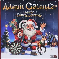 One80 Adventskalender 2025 mit 24 Dart-Überraschungen und Zubehör für Fans
