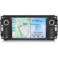 AWESAFE Android Autoradio 7" Touchscreen 2+64GB GPS Navigation CarPlay Android Auto für Chrysler Dodge Jeep Chevrolet Epica WIFI DAB+