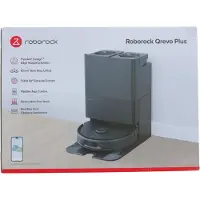 Roborock Qrevo Plus, Beutellos, Schwarz, Rund, Staubbeutel, 0,33 l, 63 dB