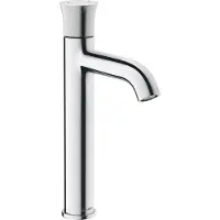 Duravit Waschtisch-Einhebelmischer L White Tulip o. Zugst.-Ablaufgarn., Ausl. 140mm, chr