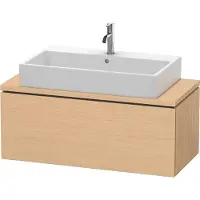 Duravit L-Cube Waschtischunterbau für Konsole, Compact, wandhängend, 1 Auszug, 1020x400x477mm, LC580403030