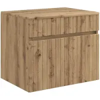 vidaXL Wandmontierter Badezimmerschrank Artisan-Eiche