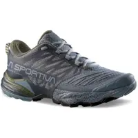 La Sportiva Akasha II Woman, Limestone/Cypress, Größe 38.5, ZFRS067B53E47385, Mountain Running Low Cut Schuhe Damen -