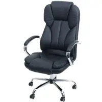 Proregal Profi-Bürostuhl Texas XXL Chefsessel Drehstuhl Us-Version HxBxT 116x65x79 cm Kunstleder Schwarz 150kg Belastbar