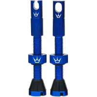 Chris King Peatys X Chris King MK2 Tubeless-Ventile 1 Paar schlauchlos 60 mm navy blau PTV2-60-NVY-12