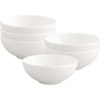 Villeroy & Boch Dipschale "Dipschalen Royal ø 9,2 cm 6er Set weiß" 6 Spülmaschinenfest, Mikrowellensicher