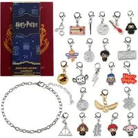 Cerdá Harry Potter Schmuck Adventskalender 2025 für Kinder Mädchen Teenager, 24-Tage DIY Charm Armband, Weihnachtskalender Burgunderrot, Geschenke