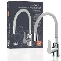 OEM FLEXO Waschtischarmatur – Hoher Auslauf – Um 360 Grad schwenkbar – Wassersparfunktion