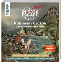 Sonstige Verlage 24 DAYS ESCAPE - Der Escape Room Adventskalender: Daniel Defoes Robinson Crusoe und die verlassene Insel