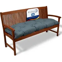 Beautissu Bankauflage Flair BK, ca. 150x50x10cm, Taubenblau