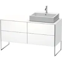 Duravit Waschtischunterschrank XSquare 140x77,8x53,8cm, 4 AZ, st, B re, we matt