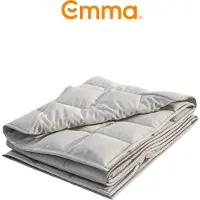 Emma Gewichtsdecke "Gewichtsdecke" normal Füllung Extra feine Glasperlen Bezug Baumwolle 1 Stk. tlg. Beruhigendes Gewicht für tiefe Entspannung