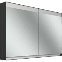 Schneider FILO HCL Spiegelschrank, Unterputz, Lichtband oben, 1195x147x759mm, 2 Türen, 2 Steckdosen