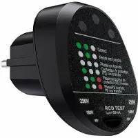 Revolt Steckdosentester mit Status-LEDs, bis 230 Volt
