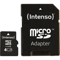 Intenso microSDHC Speicherkarte 4 GB Class 10
