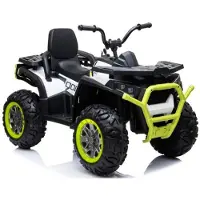 Wisam Elektro Quad XMX607 Weiß Ledersitz Reifen LED