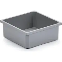 NABER , Aufbewahrungsbox groß, dunkelgrau (2,7 Liter) - Mülleimer