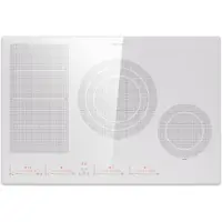 Klarstein Induktionskochfeld 4 Platten, Glaskeramik-Induktionskochfeld mit 4 Kochfelder, 7200 W Induktionskochfeld, Herd mit Touch-Control & Überhitzungsschutz, Effizientes Glaskeramikkochfeld