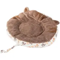 VERK Hundebett Hundekissen Hundekorb Haustierbett Kuschelbett 90x60cm, Größe:UNIVERSAL, Farbe:Braun