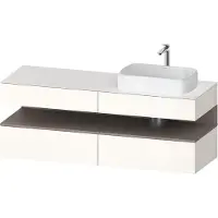 Duravit QA4778043220000 QAT KWTU WH Ek. 1600x550x600 Wß Hgl.