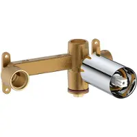 Roca A5E3501C00 Einbaukörper für Waschbecken, ONA, verchromt