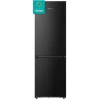 Hisense Hi5 Freistehend Kühlschrank/Gefrierschrank, Schwarz, 330 l, 330 l, SN-T, 10 kg/24h, C, Fresh Zone Fach, Schwarz