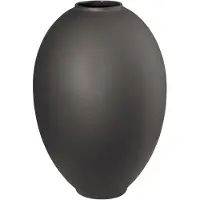 Asa selection Vase Mara , grau , Steinzeug , Maße (cm): H: 25 Ø: 17