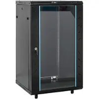 vidaXL 18U Netzwerkschrank auf Rollen 19" IP20 60x60x100 cm