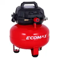 Eco Max Pancake Air Compressor 23L - Kompakt und leistungsstark - Doppelanschluss