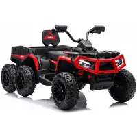 Wisam Batteriebetriebenes Quad ATV 6 Räder mit Anhänger JC606 24V | Gr.: onesize
