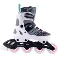Tempish Systent Inline-Skates Skate-Schuhe verstellbar Weiss Schwarz Rose