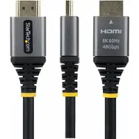 StarTech.com 1ft (30cm) HDMI 2.1 Cable, 8K, Certified