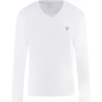 GUESS Longsleeve M2YI08 J1314 Weiß Slim Fit