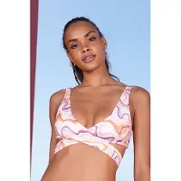 Adam Bikini Top Purple Swirl Calcite Größe: XL | Bikinis Outlet | Damen | Violett