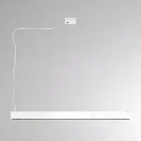 Molto Luce LED-Hängelampe PERFORA PROLINE M, weiß, 106 cm, DALI up/down dimmbar, weiß / opal, für Wohn- / Esszimmer, Aluminium, Modern, Pendelleuchte