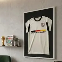 K-Möbel Echtholz Trikot Rahmen Weiß 70x100 cm