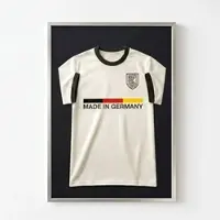 K-Möbel Echtholz Trikot Rahmen Silber 60x80 cm