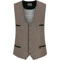 Stockerpoint Trachtenweste Salerio in kiesel | Gr.: 46