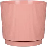 Garden ID Runder Cache-Pot - - Lino - Ø 25 - 7 L - H 22 cm - Rosa