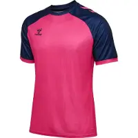 Hummel Match League Trikot Kurzarm Herren - Raspberry / Marine | Größe: M