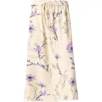 Soaked in luxury Rock A-shape Whitecap Gray Floral Print multicolour