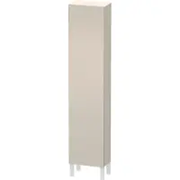 Duravit Hochschrank L-CUBE 400x243x1760mm Ans links taupe supermatt Anschlag links taupe supermatt