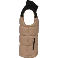 Kariban Gesteppter Uni-Bodywarmer in zwei Farbtönen