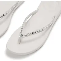 Original Brands FitFlop FitFlop Iqushion Multi-Crystal Ergonomic Flip-Flops WEISS 41