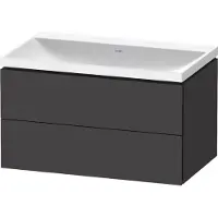 Duravit Möbel-Set L-Cube 80x48x48cm, o HL, graph matt, 2 Schub.