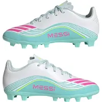 Adidas Fußballschuhe F50 Messi Club Firm Ground / Multi Ground JQ0950 Weiß