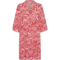 Kaffe Midikleid "Damen Kleid KAellen", Damen, Gr. 40, N-Gr, rot (poppy rot, chalk paisley), Obermaterial: 100% Viskose LENZING ECOVERO CV LenzEcov., Kleider Midikleid