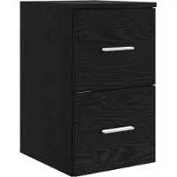 vidaXL Badezimmermöbel-Set 3 stk. Schwarz 49,5 x 44,5 x 65 cm