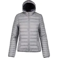 Kariban Leichte Damen-Steppjacke mit Kapuze